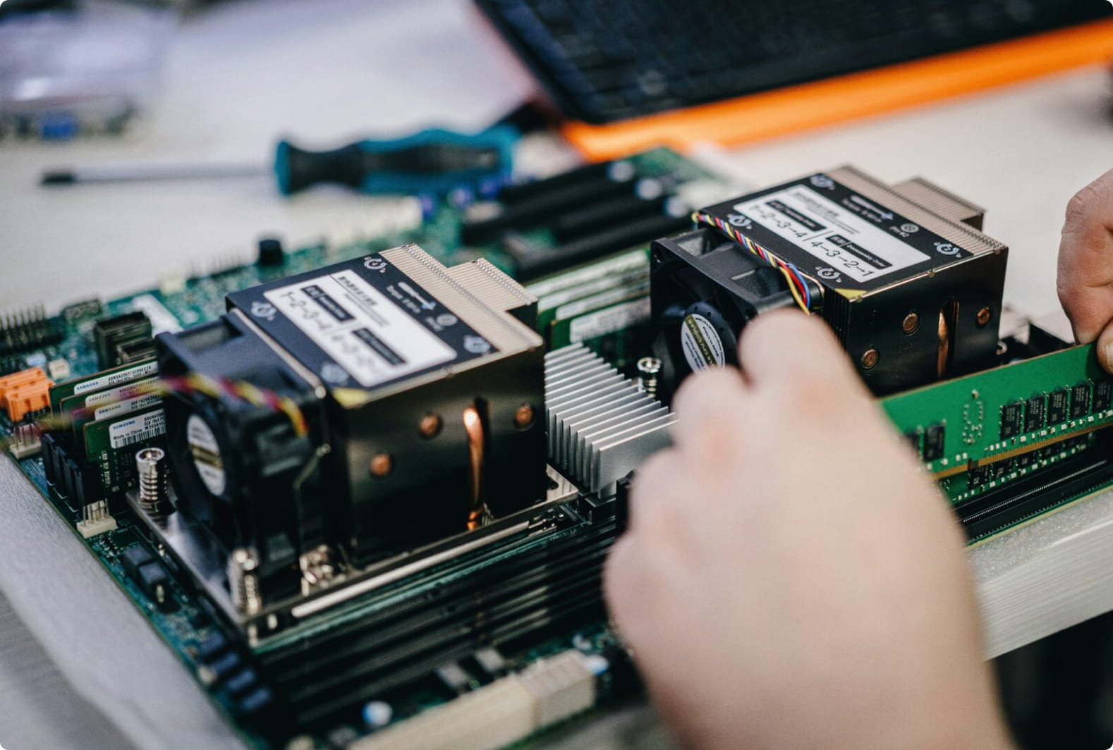 基盤保守の様子